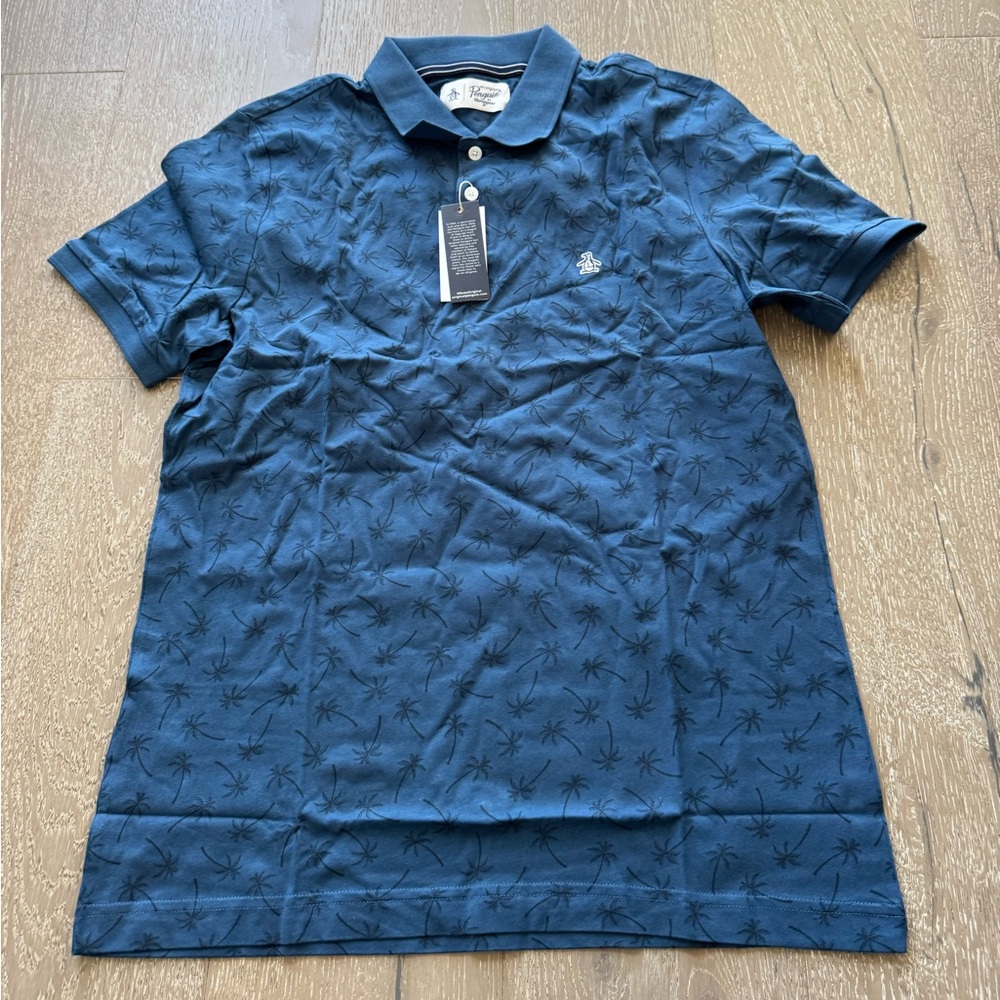 Original Penguin Men's Blue Polo Shirt